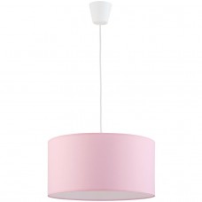 Φωτιστικό Κρεμαστό Φ40cm E27 230V Ροζ Υφασμάτινο Καπέλο 3231